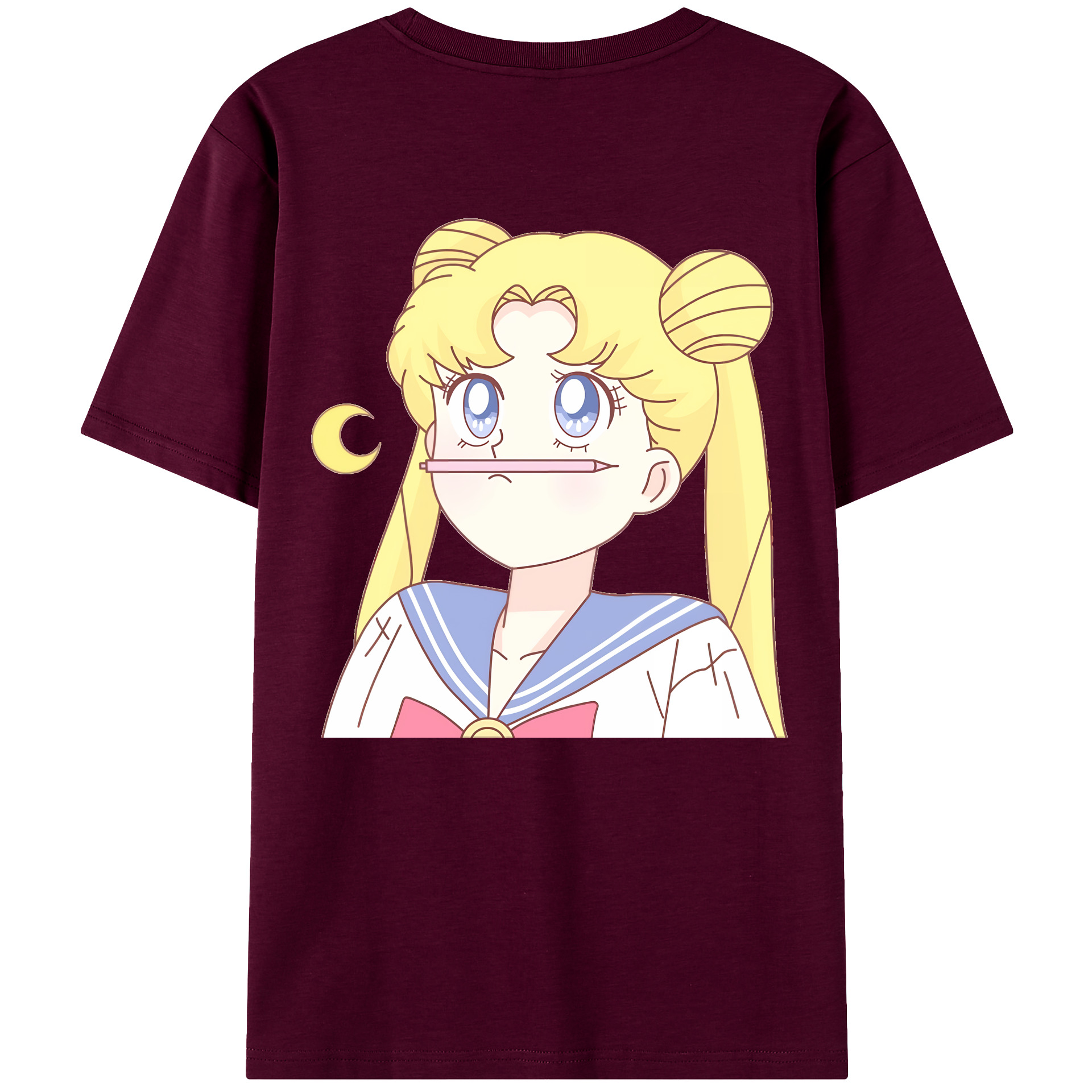 （画像用） 美少女戦士セーラームーン 愛野 美奈子 あいの みなこ Sailor Moon Aino Minako レディース半袖Tシャツ(バックプリント)